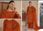 Bin Iqbal Winter Luxury Viscose Doriya 3-Piece Suit (VOL-668)