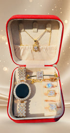 Premium Bridal & Party Wear Jewelry Combo Set with Velvet Box