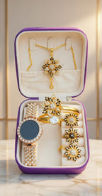 Premium Bridal & Party Wear Jewelry Combo Set with Velvet Box